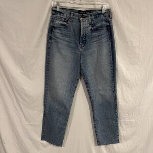 Veronica Beard Womens High Rise Slim Straight Jeans 29 / Size 8 Made In LA Rylei